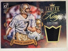 2020 Panini Donruss - Canton Kings Morten Andersen #CK-MA /299 (MEM)