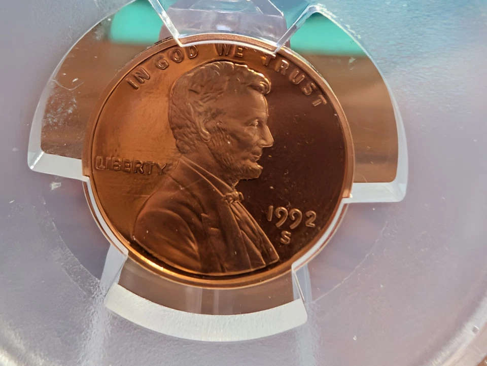 1992-S Lincoln Cent PCGS PR69RD DCAM Proof - Image 3 of 4