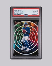 2025 PANINI SELECT COLOR WHEEL #4 JAXSON DART [RC] PSA 10 POP 2