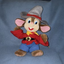 VTG An American Tail FIEVEL GOES WEST Plush Complete Hat 14 Stuffed Animal 90s