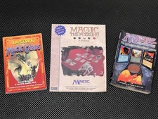 Magic The Puzzling By Mark Rosewater Plus Two Bonus Vintage MTG Books