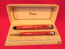 Parker Duofold Senior Red Set...Restored