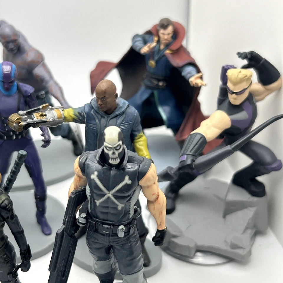 "Lote de 12 figuras de Disney Marvel Avengers 4"" Loki Ironman adornos para pasteles" Foto 4 de 4