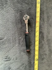 Snap On 3/8” Drive Swivel Head Ratchet, Fhcnf72, Red….used….see Pics…