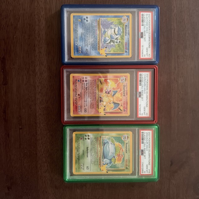 Pokémon 25th Celebrations 2021 Charizard Blastoise Venusaur Holo PSA 10 GEM MT