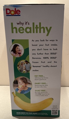 Dole Yonanas Frozen Fruit Healthy Dessert Maker. Soft Serve Fruit Ice Cream NEW - Picture 4 of 4