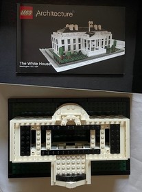 2010 LEGO Architecture White House 21006 Retired 100% Complete Box Instructions