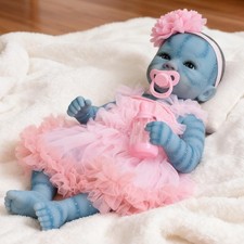 Pinky 19 Inch Reborn Baby Doll Avatar Full Body Vinyl Girl Realistic Newborn Dol