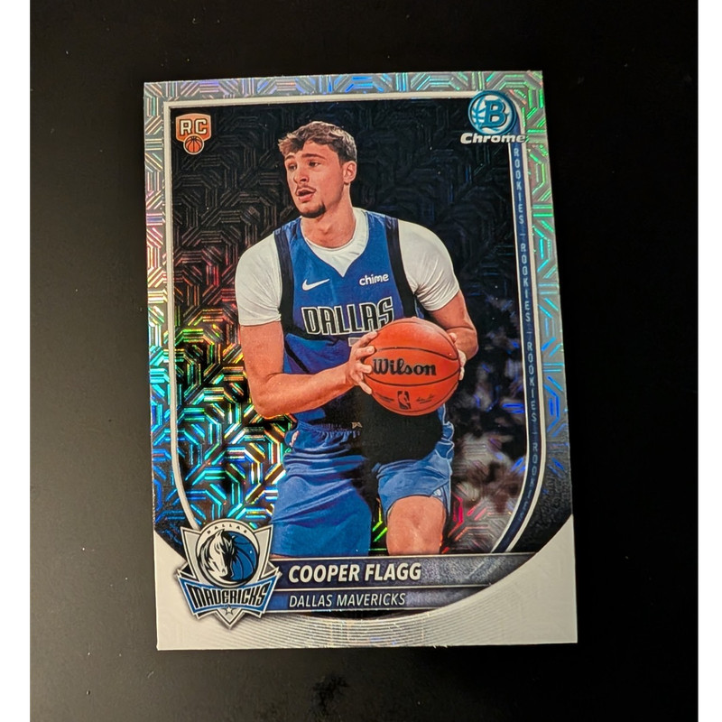 Bowman Chrome U 2-Card Rookie Lot 2024-25 Cooper Flagg, Kon Knueppel NBA
