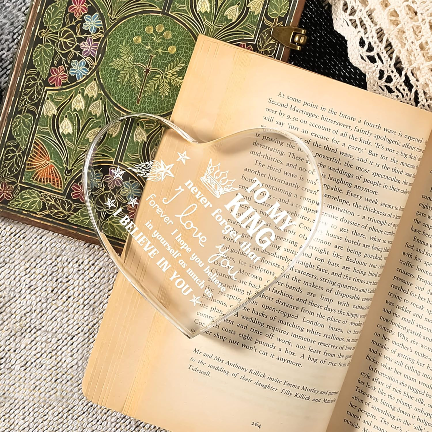 Gifts for Boyfriend, I Love You Gifts for Him, Men'S Anniversary Heart Shaped Ac