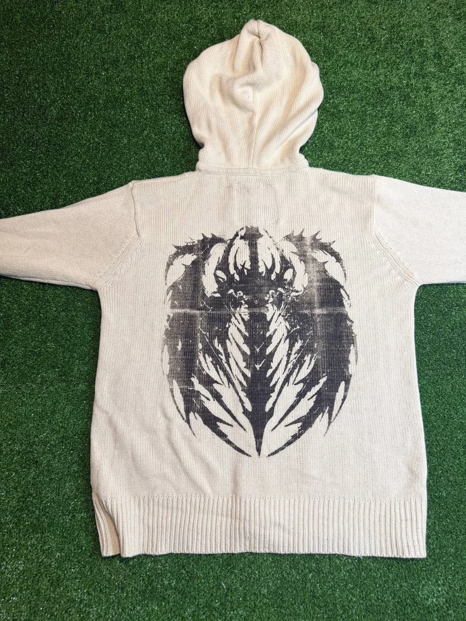 Opium Custom Anarchy Baggy Type Owens Style hoodie y2k Avantgarde blue INC.