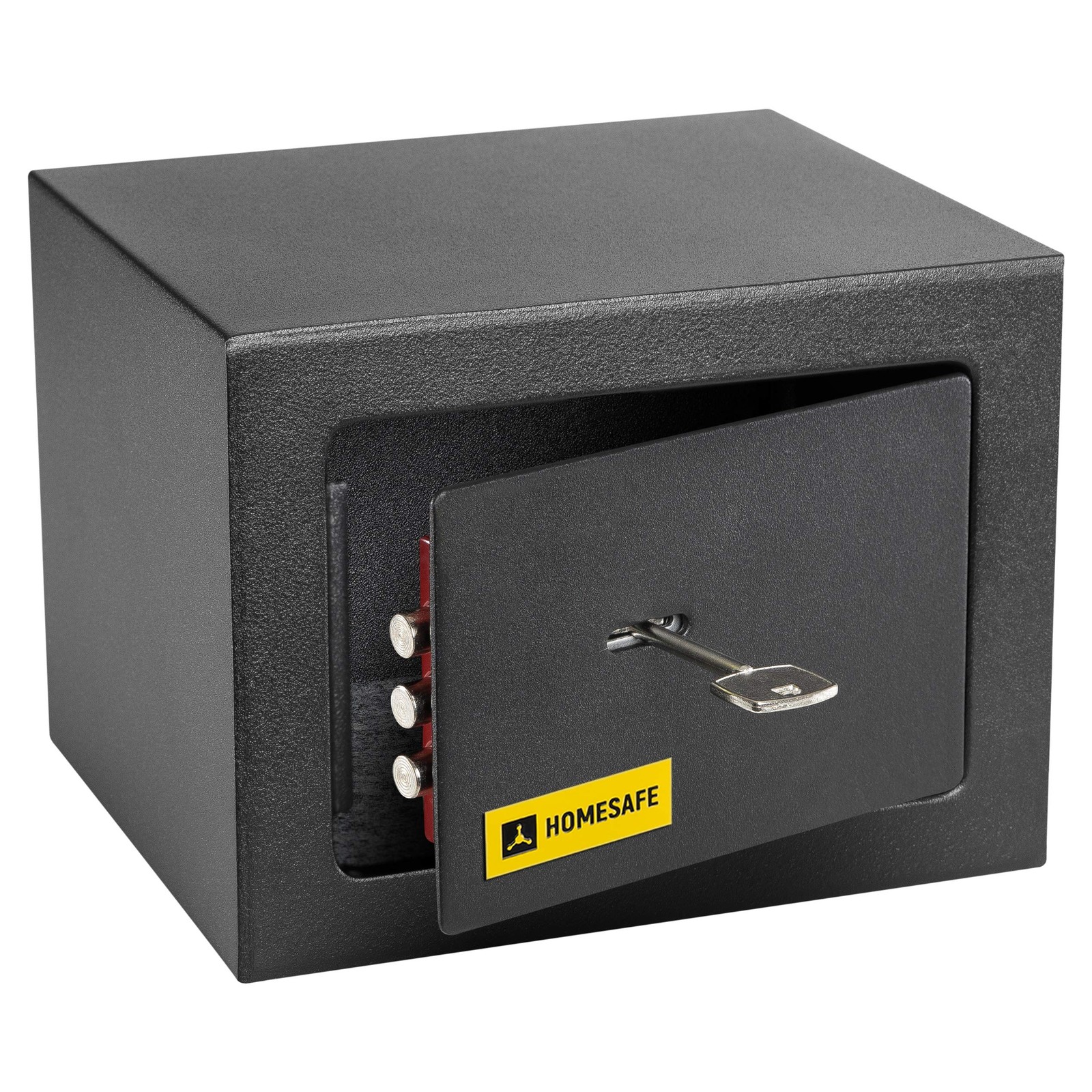 HomeSafe HV15K Cassaforte Piccola con Chiave 15x20x17cm | Sicurezza Top
