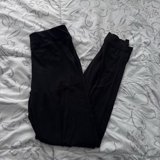 Athleta Girl Power vita Jogger Pants Black XL 14 Elastic Waist Pockets