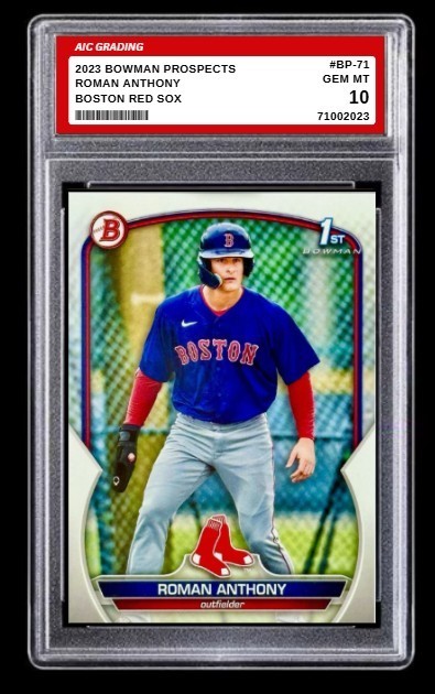 TOPPS １ST Bowman 2023 Roman Anthony 1st Bowman Prospects Rookie Card #BP-71 Red Sox