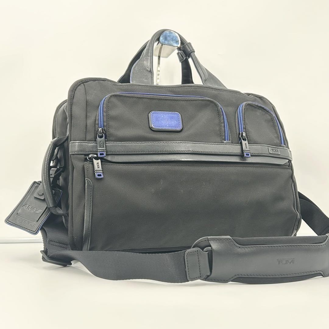 Outlet deal! Tumi X Ana Special Order Alpha3 3Way Black Blue