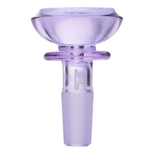 10mm Glass Saucer Bowl Slide For Bongs Water Pipes Hookahs - Purple