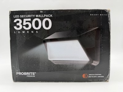 PROBRITE PRWX28-H-4K-BZ LED Bronze Outdoor Wall Pack Light 3500 Lumens