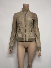 Vtg Dolce & Gabbana D&G Light Beige Suede Jac...