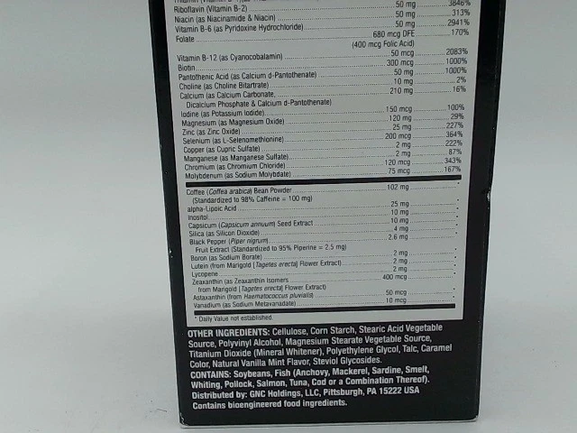 GNC Mega Men Energía y Metabolismo Multivitamínico Suplemento Dietético 90 Comprimidos Foto 4 de 4