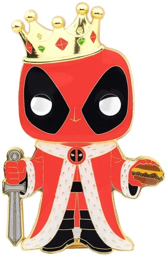 Marvel Deadpool 3 Inch Funko POP Pin | King Deadpool