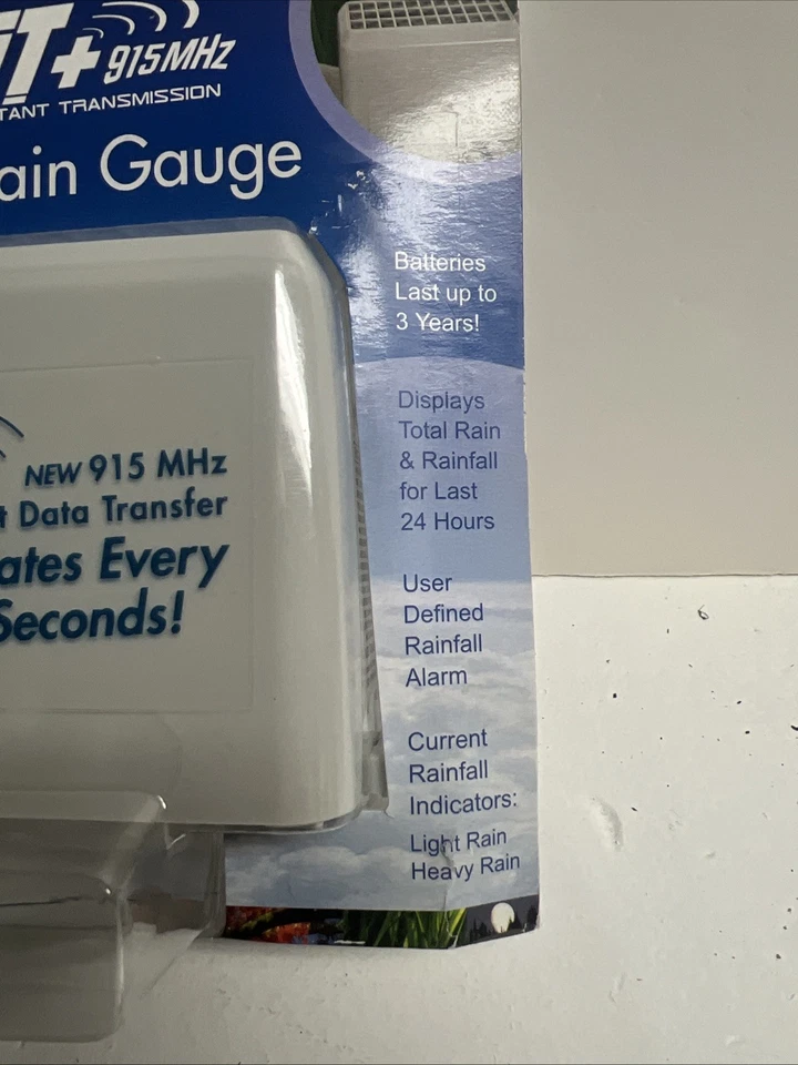 La Crosse Technology Wireless Rain Measurement Gauge Self-Emptying Rain Bucket - Image 2 of 3