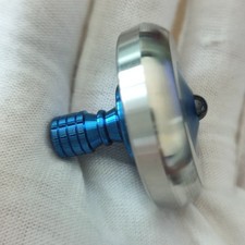 Titanium Stainless Steel Spinning Top Finger Spinner Ceramic Bead Fidget EDC Toy