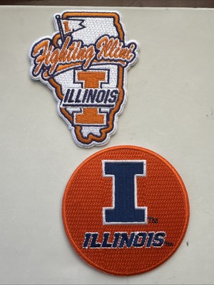 Cloth Hook And Eye 2.5 X 3.75 In. NCAA Illinois Fighting Illini University Of Illinois Embroidered Patch - Foto 6