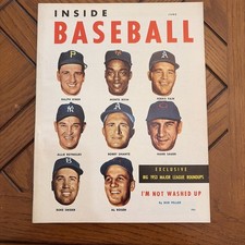 INSIDE BASEBALL Magazine  June 1953  Big 1953 Major League Roundups