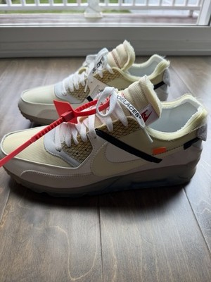 Size 10.5 -  Men s Nike Air Max 90 x OFF-WHITE The Ten 2017 Pre-owned.
