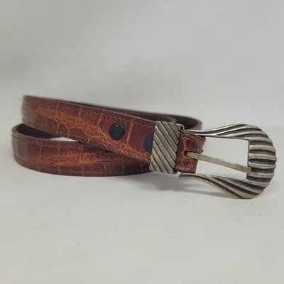 Chacon Sterling Silver Belt Buckle Set Western Southwestern Santa Fe Artisan