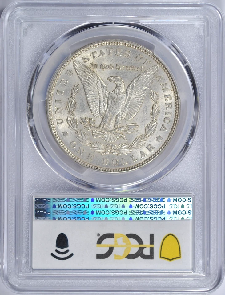 1899 MORGAN SILVER DOLLAR PCGS AU58 NICE COIN - Image 2 of 3