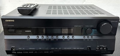 Onkyo TX-SR606 7.1 Channel HDMI AV Receiver w/Remote Fully Tested Bundled