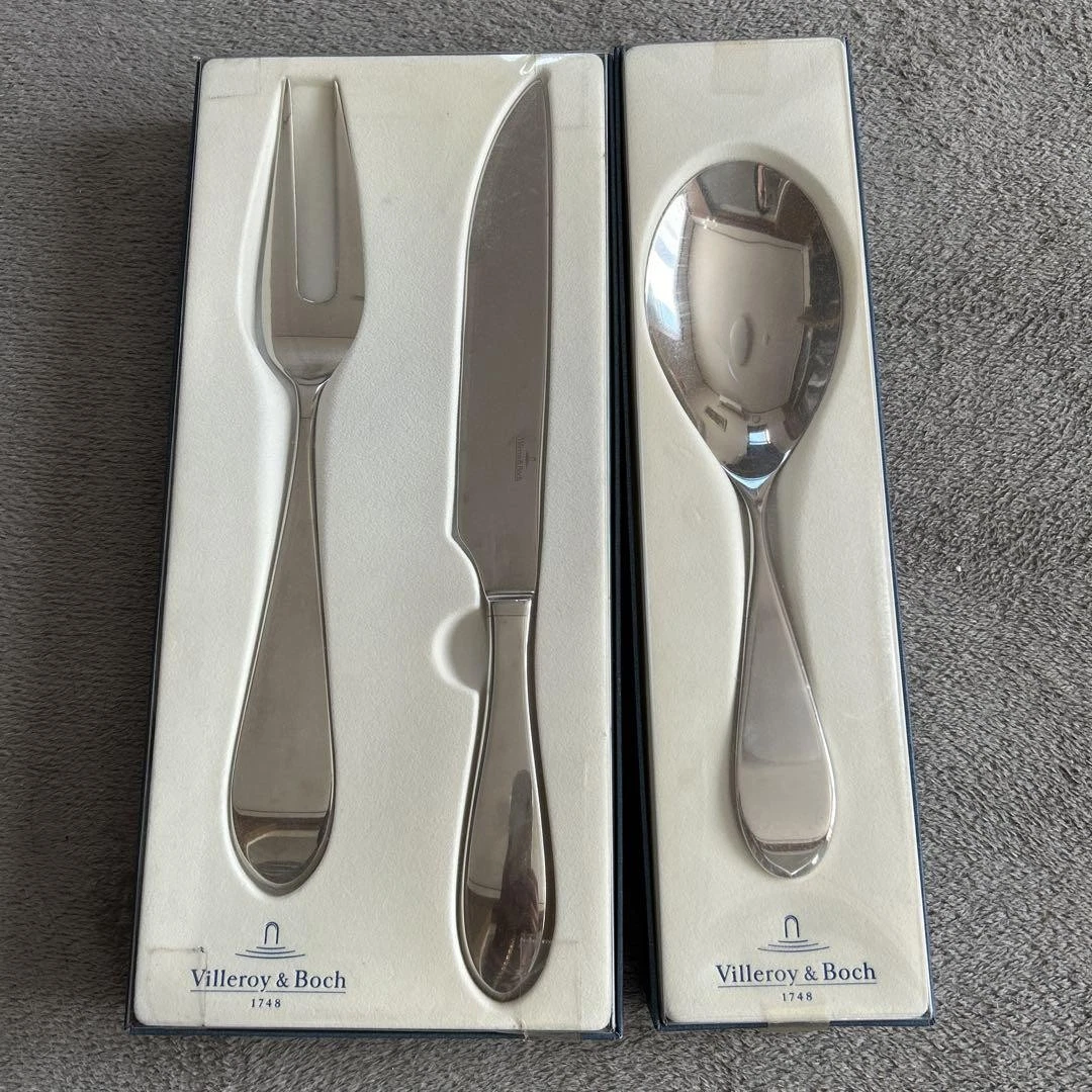 Villeroy & Boch サーバースプーン、ナイフ、フォーク　未使用品 Villeroy & Boch 不锈钢其他收藏品刀具| eBay