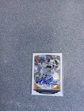 Austin Meadows Signed In Person 2013 Bowman Pirates Rc A16