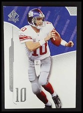 2008 SP Football Authentic Eli Manning #54 New York Giants NFL CARD