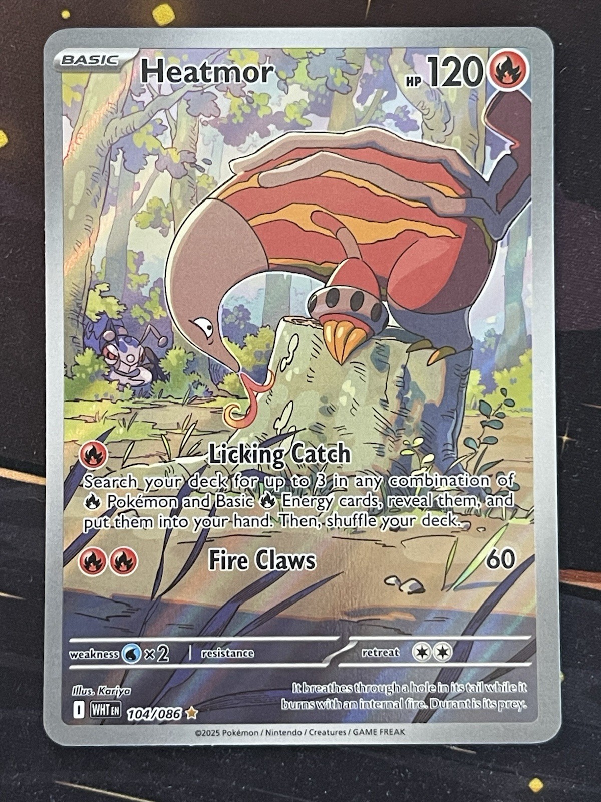 Heatmor 104/086 Sv: White Flare Holo