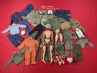 Vintage 1964 Gi Joe uniforms, parts and accessories Lot, READ!
