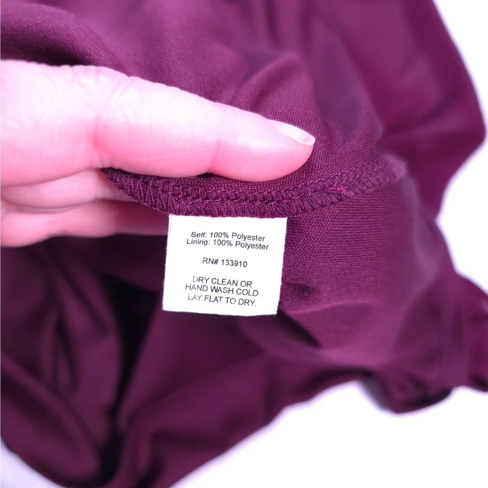 Maxi Vestido Show Me Your Mumu Ciruela Mujer Talla M Hombro Descubierto Correa de Espagueti Foto 3 de 4