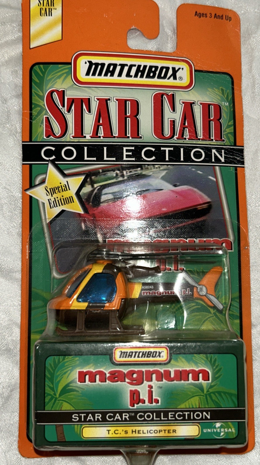 Matchbox Star Car Collection Magnum P.I. T.C.'s Helicopter Special Edition  NEW!