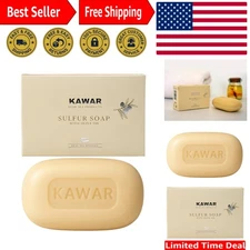 Dead Sea Sulfur Soap with Olive Oil - Natural Relief for Skin Conditions