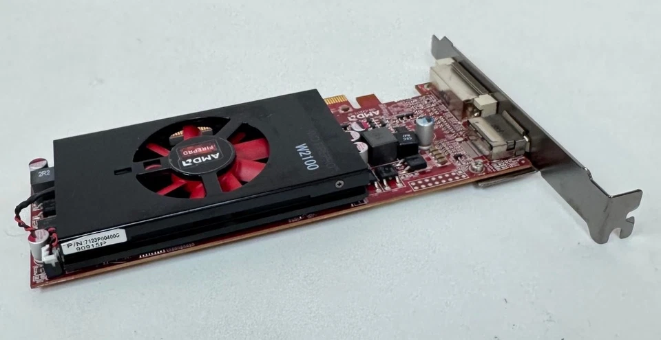 AMD FirePro W2100 2 GB GDDR3 PCIe x16 DP DVI-I GPU Video Graphics Card, TESTED - Image 4 of 4