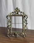 Antique Ornate Gold Metal Picture Frame Baroque Style 4x6 Victorian Decor