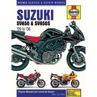 Suzuki 650 Sv - 99/08 - Revision Technik Englische Haynes - HM-3912