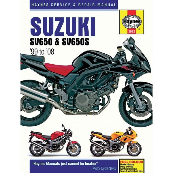 Suzuki 650 Sv - 99/08 - Revision Technik Englische Haynes - HM-3912-image