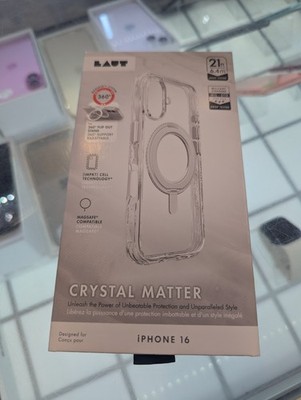 Laut Crystal Matter case with MagSafe iPhone 16 (Crystal)