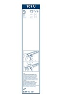 Bosch Scheibenwischer BüGelwischblatt Ohne Spoiler Vorne (3 397 011 543)