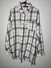 Blue B Collections Long Sleeve, Lounge, Stylish Tan, White & Brown SZ Medium