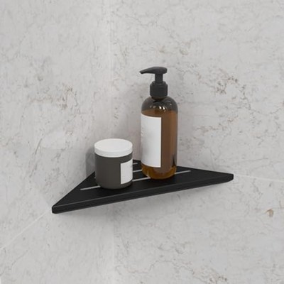 Edelstahl Eckregal 2 St��ck f��r Duschabtrennung K��che 30,5 x 20,5 cm
