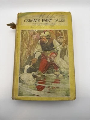 Vintage, Antique (1917) Grimm's Fairy Tales Book Illustrated Louis Rhead - Image 1 of 4