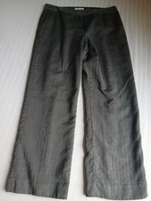 Pendleton Pants Womens 14 Wool Herringbone Wide Leg Trouser Tweed Vintage